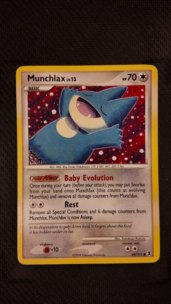 Munchlax 1 69 Rising Rivals | Pokemon kaart, Ophalen, Zo goed als nieuw, Losse kaart