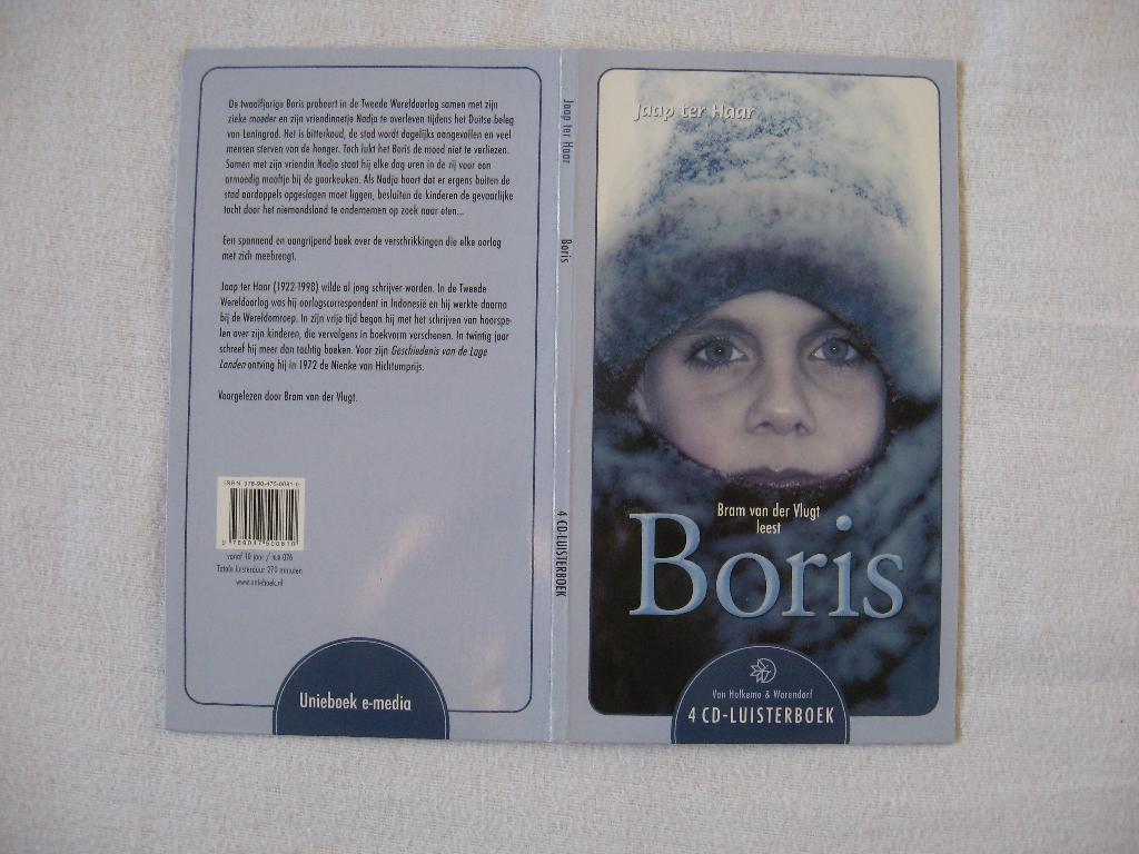 Jaap ter Haar - 4 CD Boris (voorlezer Bram van der Vlugt), Boeken, Ophalen of Verzenden, Jaap ter Haar, Cd