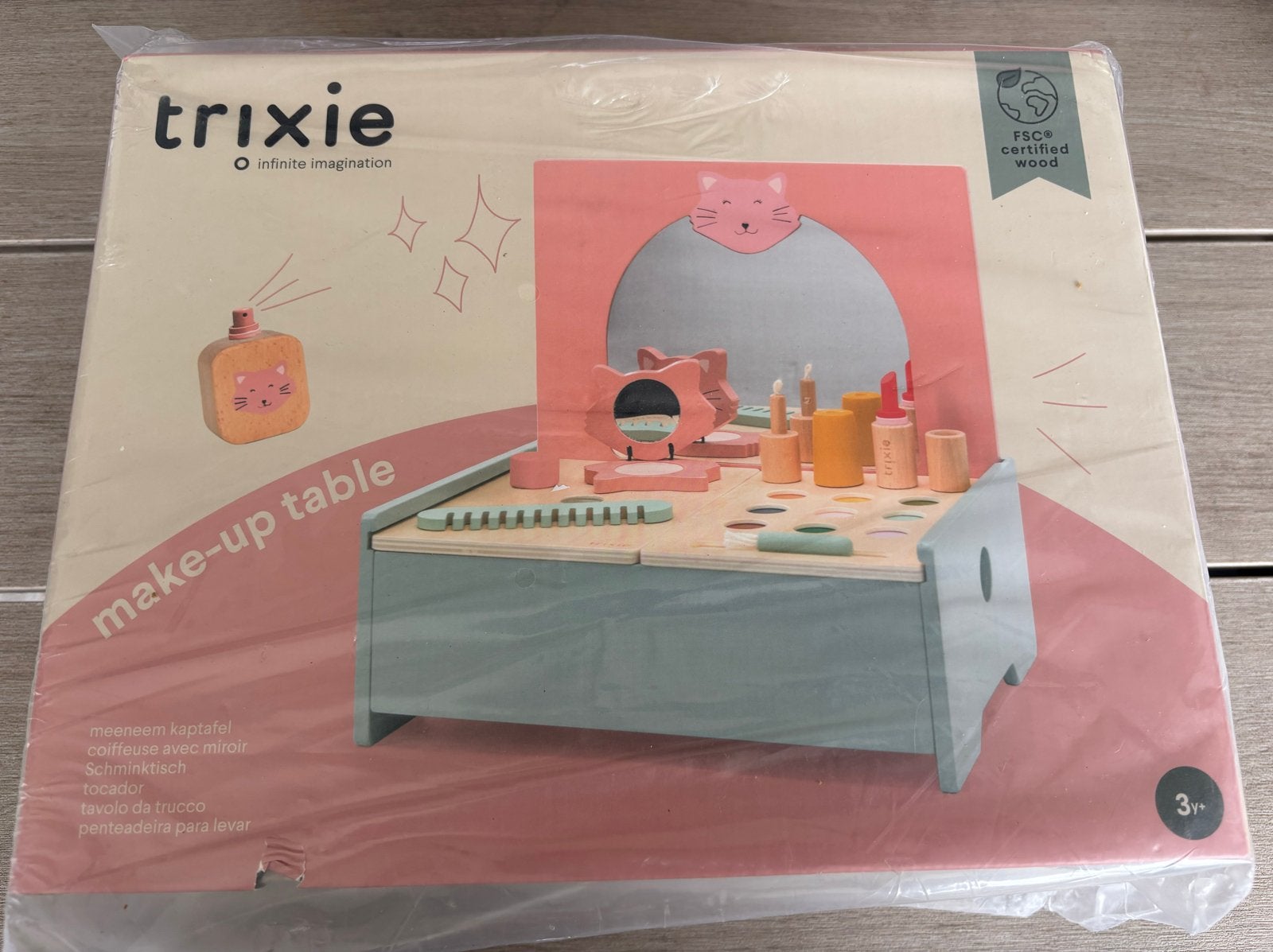 Trixie Houten Kaptafel voor Kinderen - Nieuw in Doos, Kinderen en Baby's, Ophalen of Verzenden, Nieuw