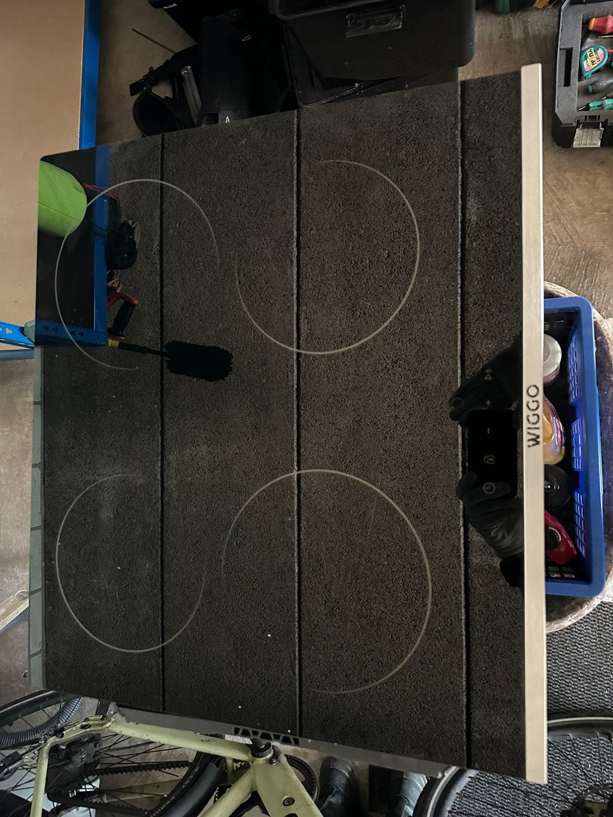 Wiggo WH-E614G(B) inbouw inductie 60 cm, 3 maand gebruikt, Ophalen, 4 kookzones, Zo goed als nieuw, Inbouw