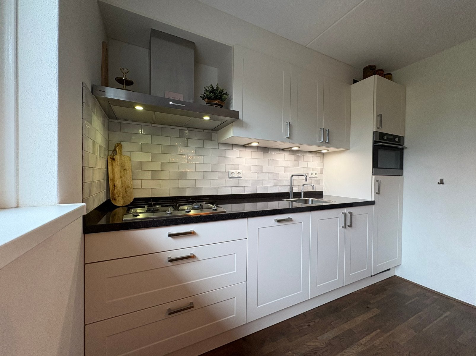Complete keuken 3 meter, Ophalen, Gebruikt, Overige kleuren, Composiet