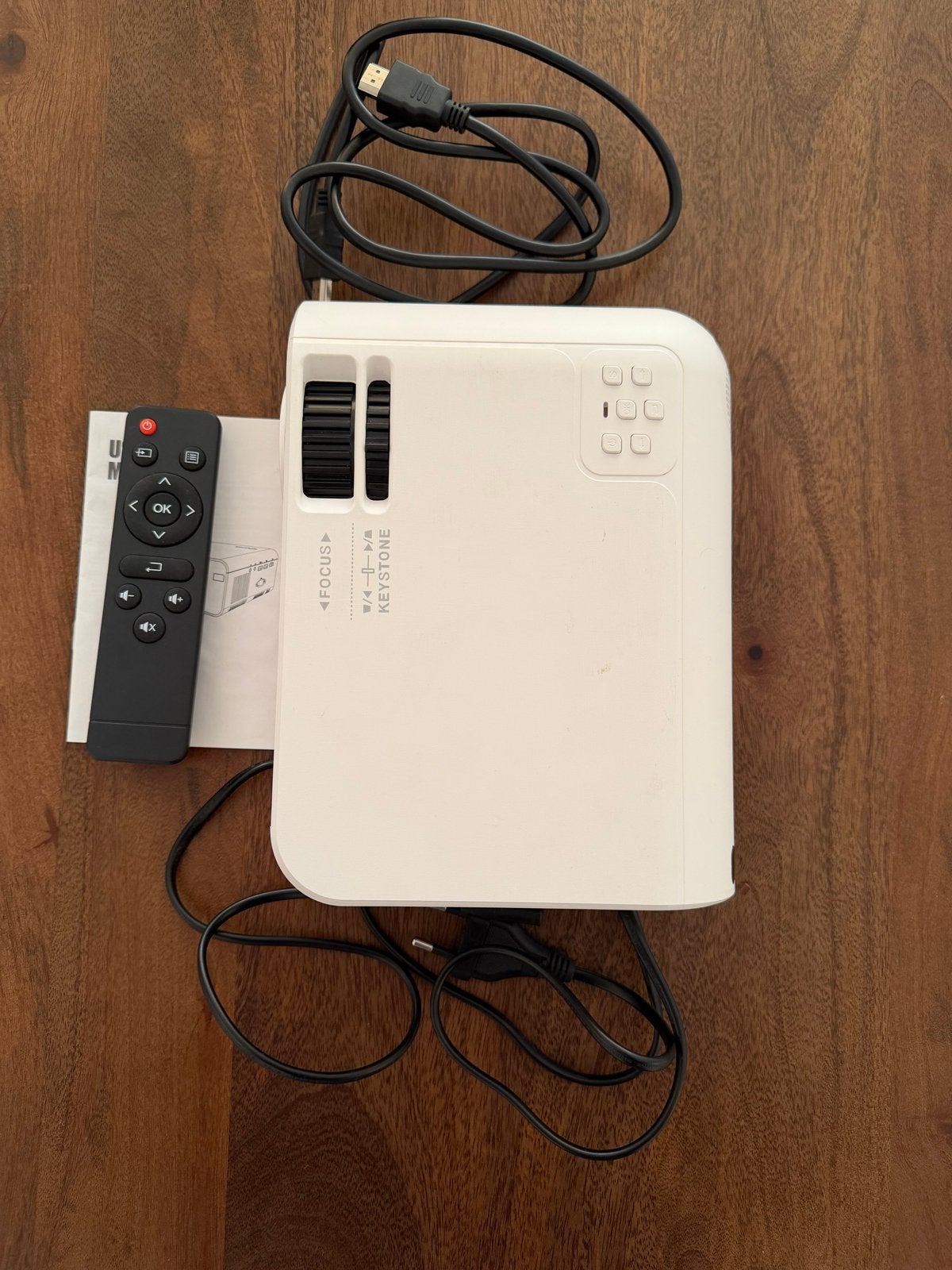 Draagbare LCD Projector - LED HD Widescreen TV, Ophalen of Verzenden, Zo goed als nieuw, LCD, Full HD (1080)