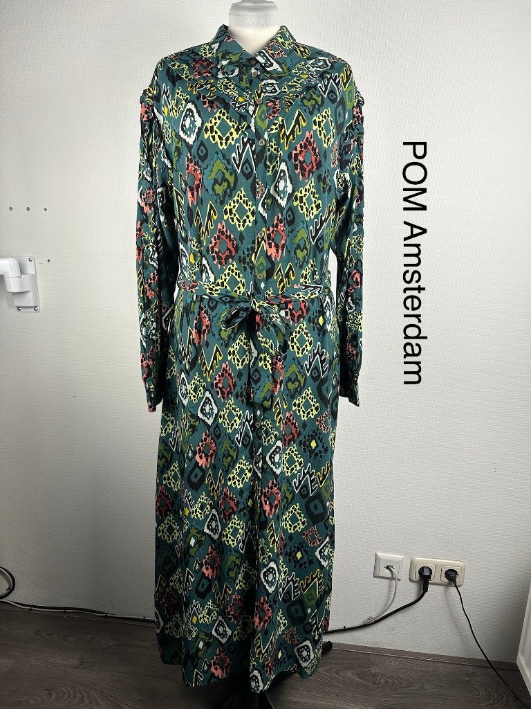 POM Amsterdam Jurk  (mt: 42) 15,3/9999, POM Amsterdam, Blauw, POM Amsterdam, Maat 42/44 (L)