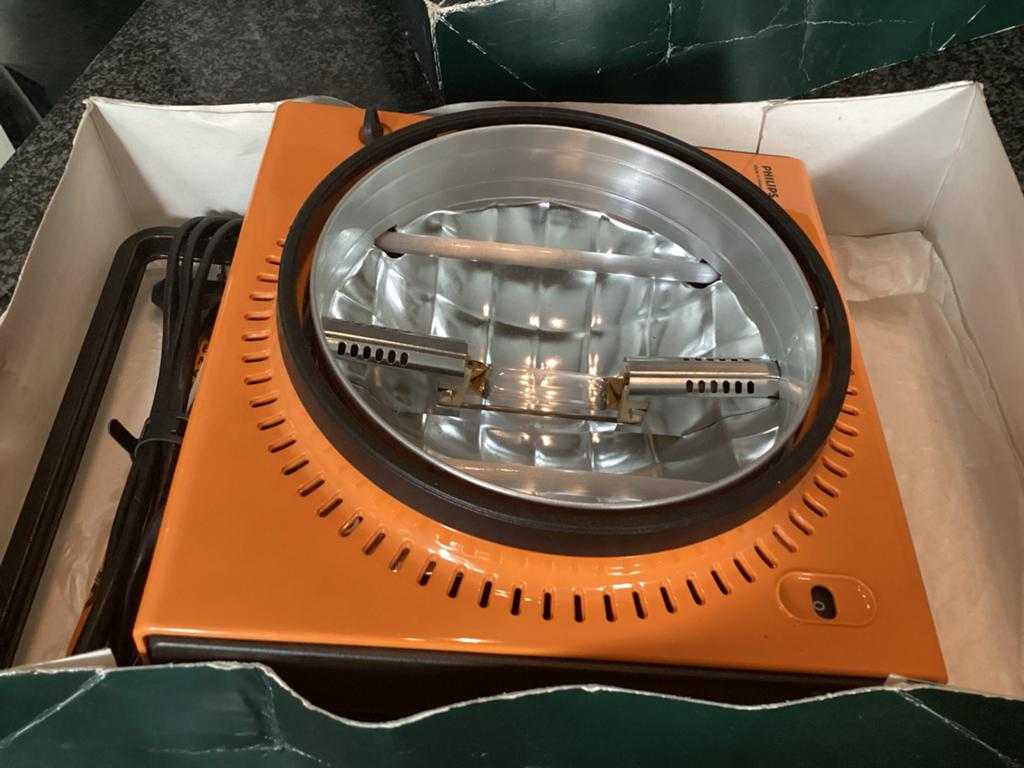 Vintage Philips Filmlicht / Fotolamp - Oranje, Ophalen of Verzenden