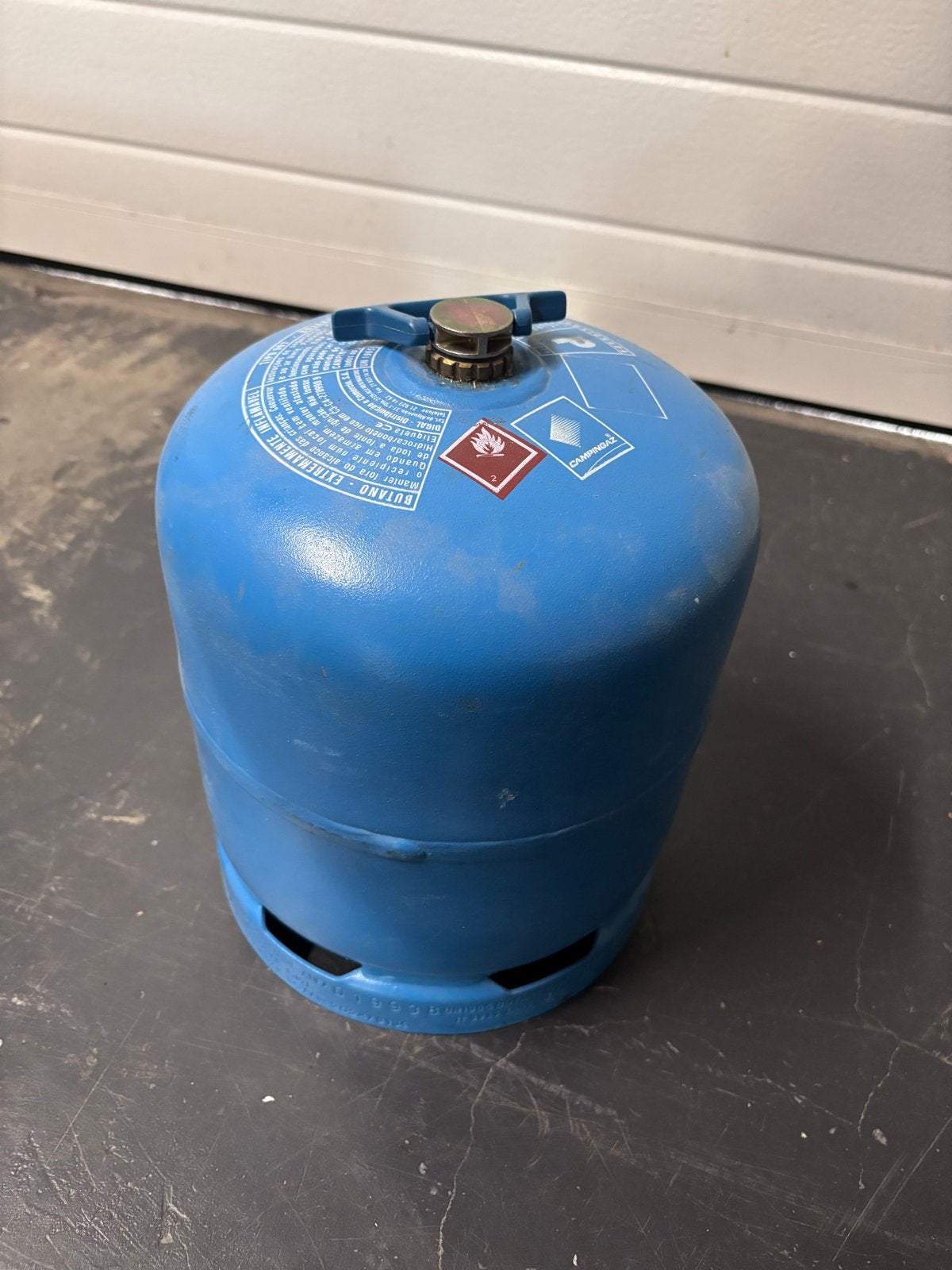 Campingaz gasfles 907, Caravans en Kamperen, Ophalen, Gebruikt