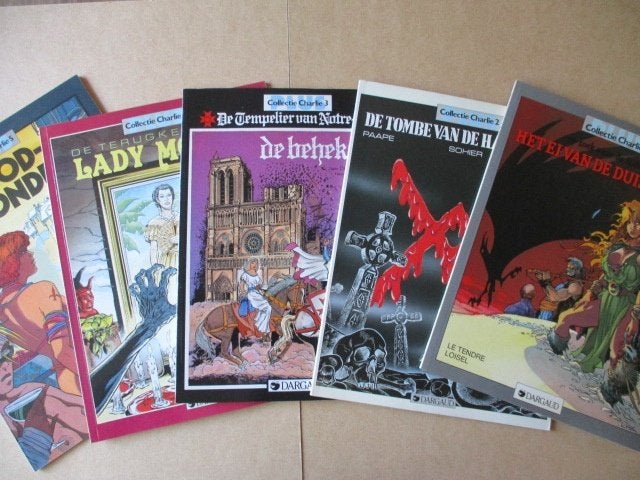 w0059 collectie charlie plus 1 t/m 15, Meerdere stripboeken, Ophalen, Zo goed als nieuw
