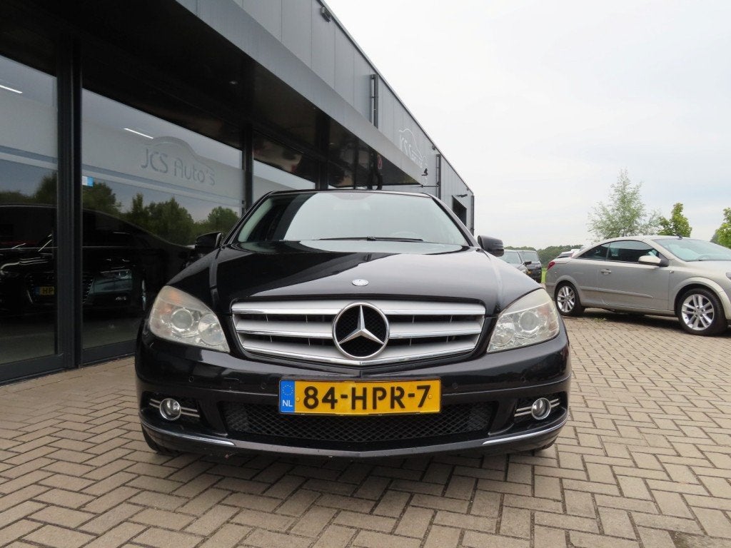 Mercedes-benz C-KLASSE 180 K Avantgarde Ecc Cruise Navi 2x P, Auto's, Mercedes-Benz, Gebruikt, 4 cilinders, Zwart, Handgeschakeld