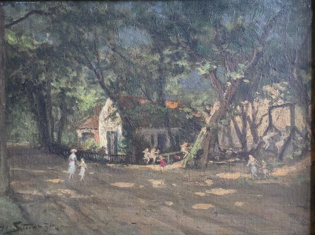Hendrik van Steenwijk - Kraantje lek - Overveen bij Haarlem, Antiek en Kunst, Ophalen of Verzenden