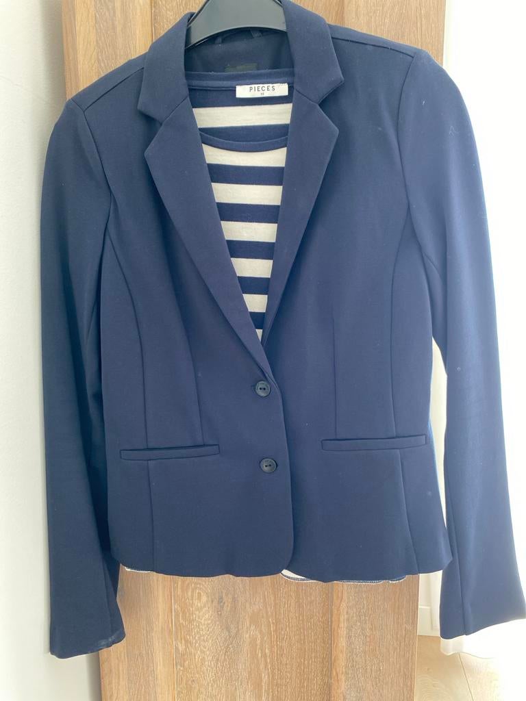 Donkerblauw jasje van only , maat S, Ophalen, Blauw, Zo goed als nieuw, Jasje