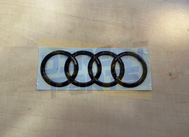 Audi A6 (9/18-) achterklep merk embleem (zwart) Origineel! 8, -, -, Nieuw, -