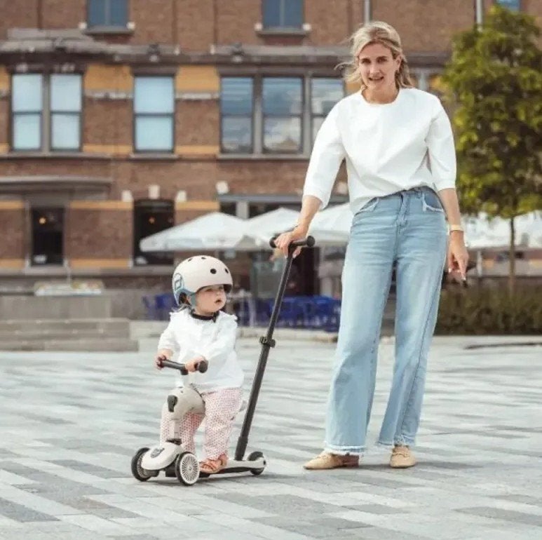 Scoot and Ride – Highwaykick 1- Push & Go -steel,+gratis ver, Ophalen of Verzenden, Nieuw, Loopfiets