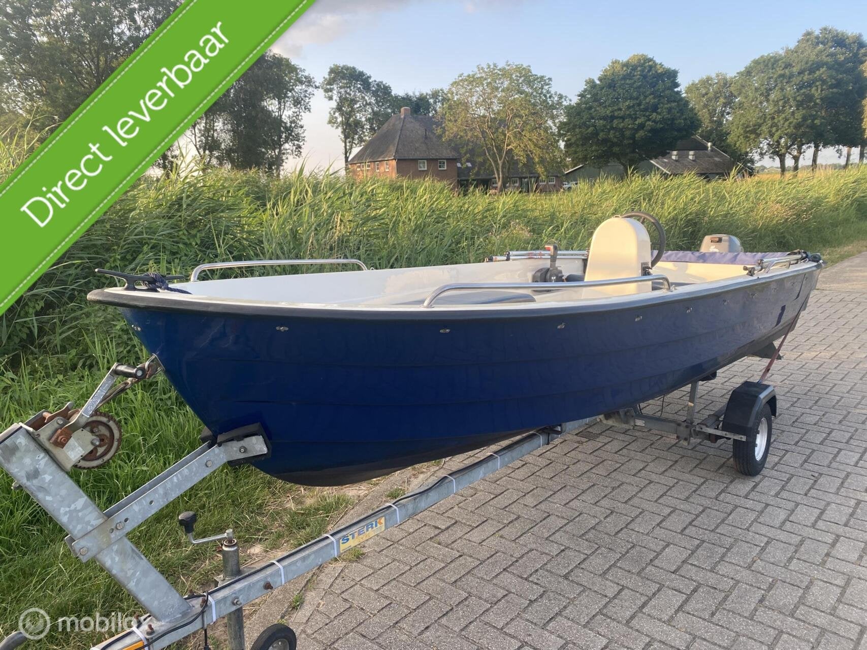 Trailer te koop!, Watersport en Boten, Vis- en Consoleboten, Gebruikt, Polyester, Overige brandstoffen