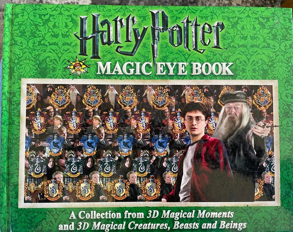 Harry Potter Magic Eye Boek - 3D Magische Momenten, Ophalen of Verzenden, Gebruikt, Boek of Poster