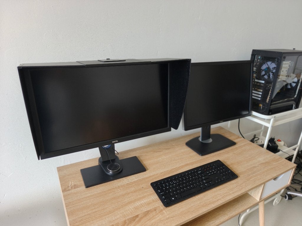 BenQ SW2700PT 27" Adobe RGB photo monitor + zonnekap, Computers en Software, Monitoren, Ophalen, IPS, Quad HD (2K), 60 Hz of minder