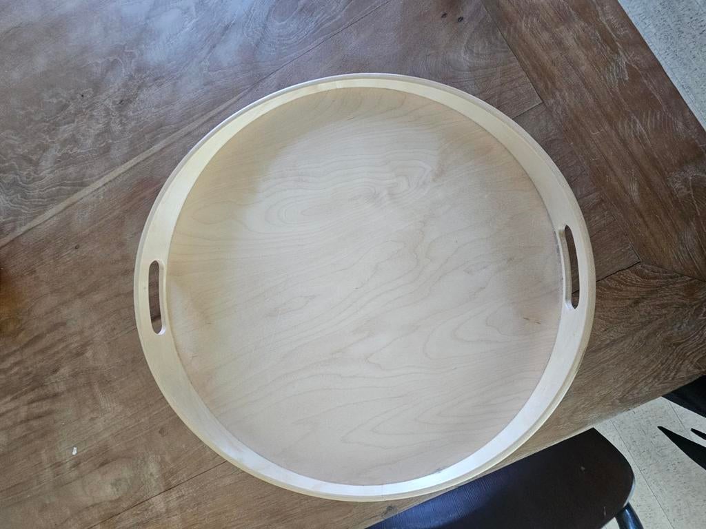 IKEA Skala dienblad - berkenhout, ovaal, Ophalen of Verzenden, Zo goed als nieuw, Ovaal, Hout