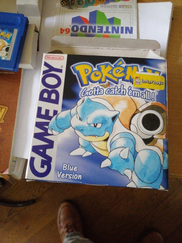 Pokémon blue gameboy, Spelcomputers en Games, Ophalen, 1 speler, Zo goed als nieuw, Role Playing Game (Rpg)