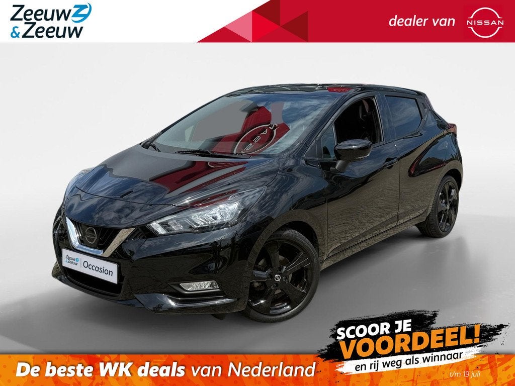 Nissan Micra 1.0 IG-T N-Sport *Navi*Airco*Bose Sounds*Leder/, Auto's, Nissan, 12 maanden, Zwart, Origineel Nederlands, 92 pk