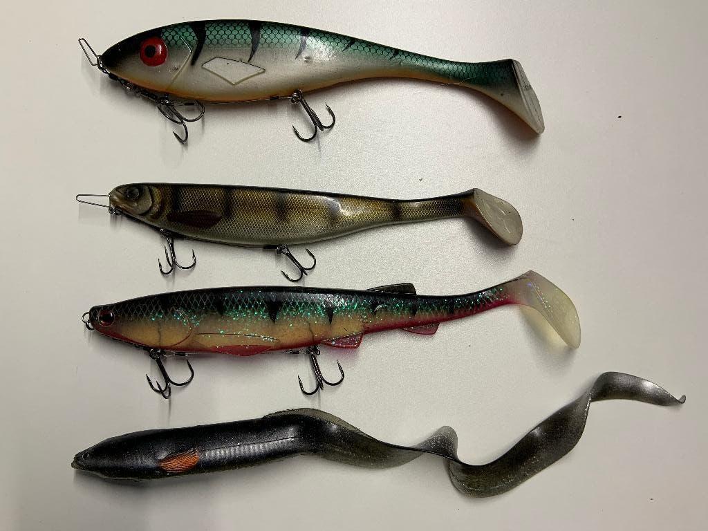 Set grote shads (Gator, Soder, Savage gear & Westin), Watersport en Boten, Hengelsport | Roofvissen, Ophalen of Verzenden, Zo goed als nieuw