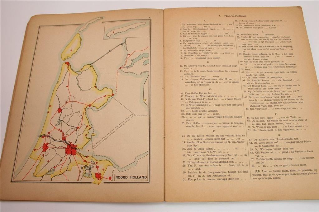Atlas Prop [1948] — Met Kaarten van Nederlands-Indië, Boeken, Gelezen, Ophalen of Verzenden, Landkaart, 1800 tot 2000