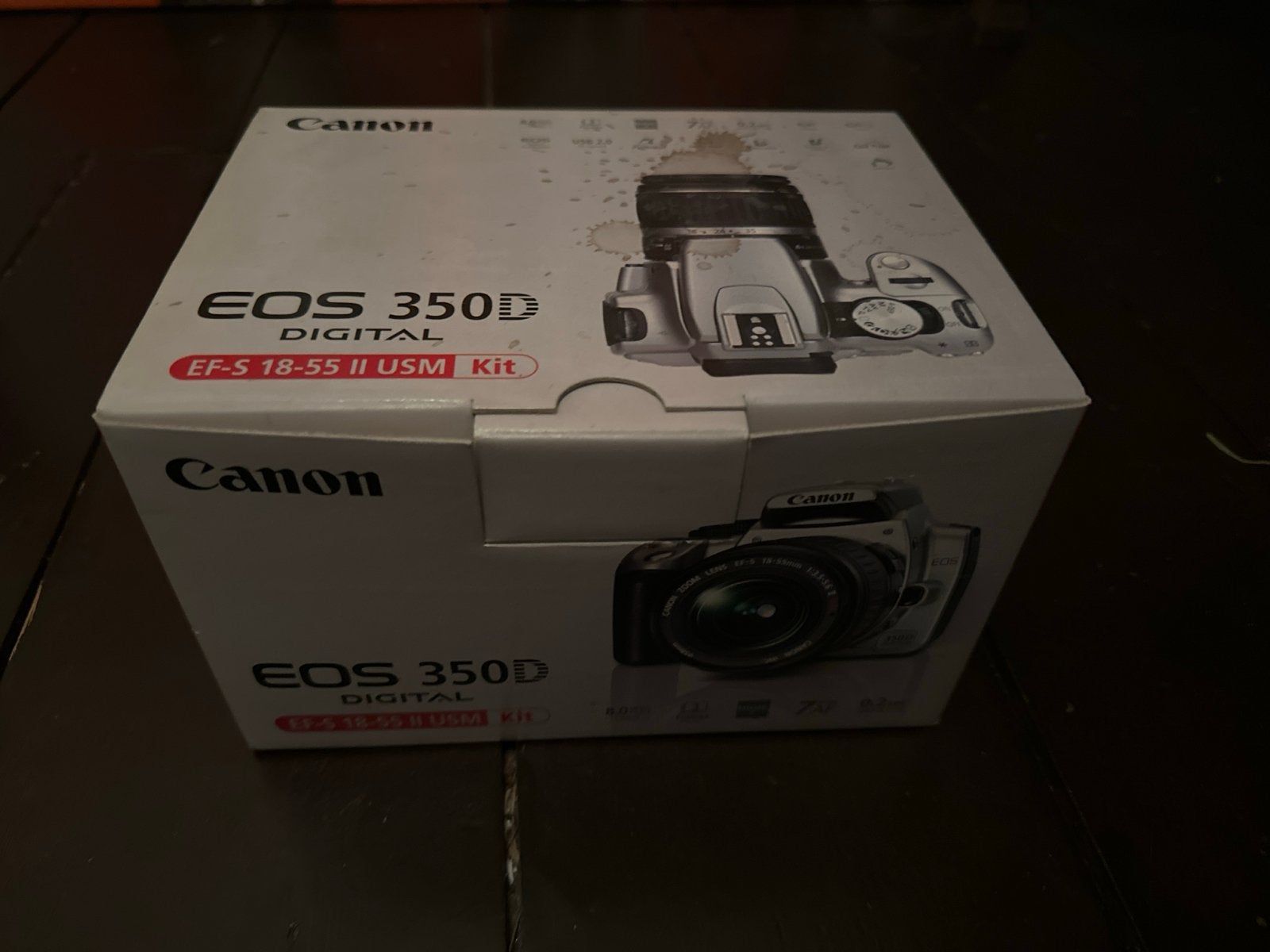 Canon EOS 350D met Tamron 18-200mm lens, Gebruikt, Spiegelreflex, Canon, Ophalen of Verzenden