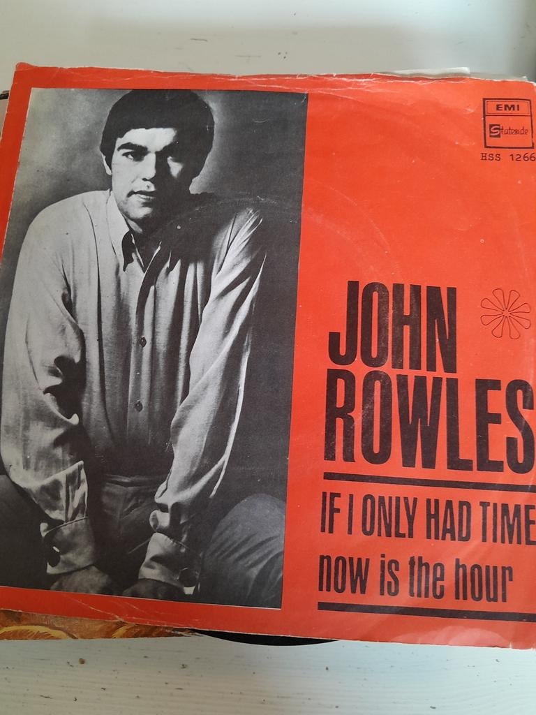 John rowles 7inch if l only had time, Cd's en Dvd's, Ophalen of Verzenden, Zo goed als nieuw, Pop
