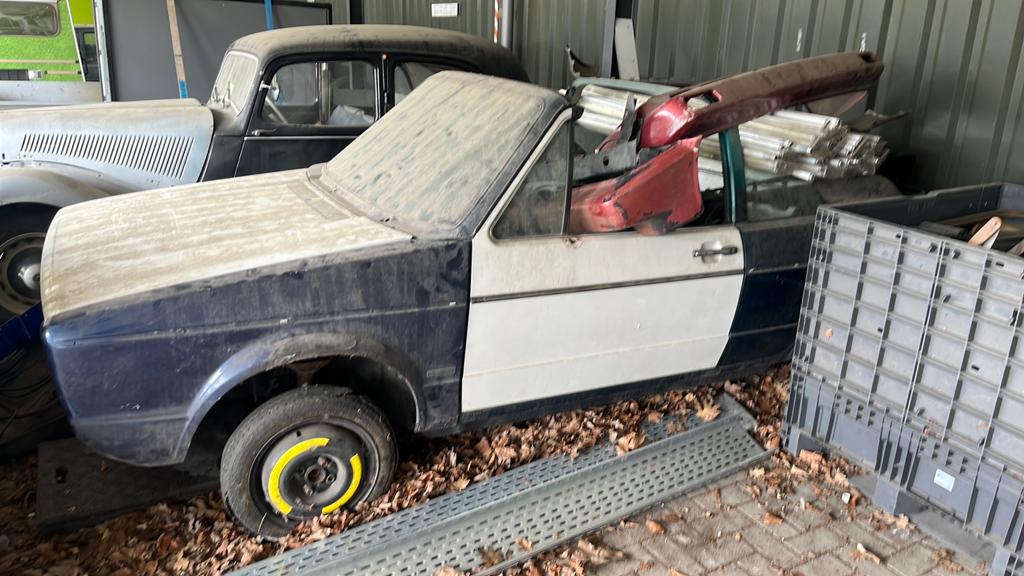 Vw cabrio onderdelen en plaatwerk geen motor, Ophalen