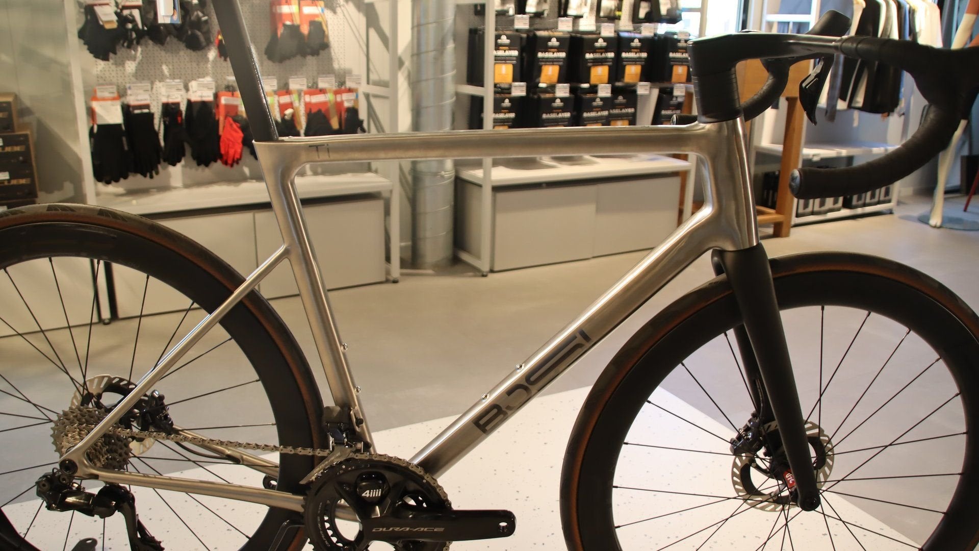 Bossi Strada SS Maat 56 cm titanium Dura-Ace, Fietsen en Brommers, Fietsen | Racefietsen, -, -, Nieuw, -