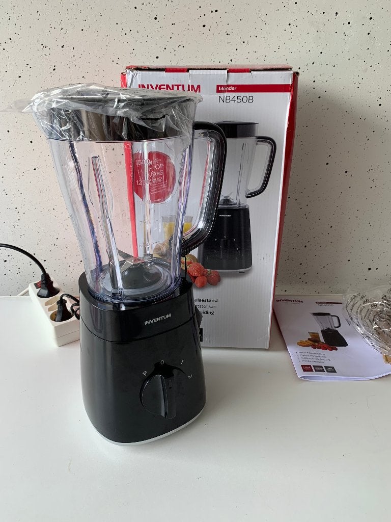 Inventum NB450B - Blender - 1,5 liter - Zwart, Webshop@inventum.eu, Verzenden, Inventum Huishoudelijke Apparaten B.V., Meander 901, 6825MH Arnhem, Nederland