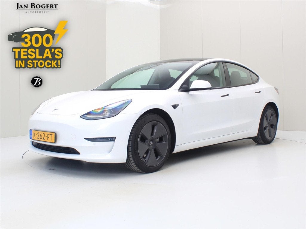Tesla Model 3 Long-Range AWD 351pk 75 kWh FACELIFT [ WARMTEP, Auto's, Tesla, Automaat, Gebruikt, Wit, Origineel Nederlands