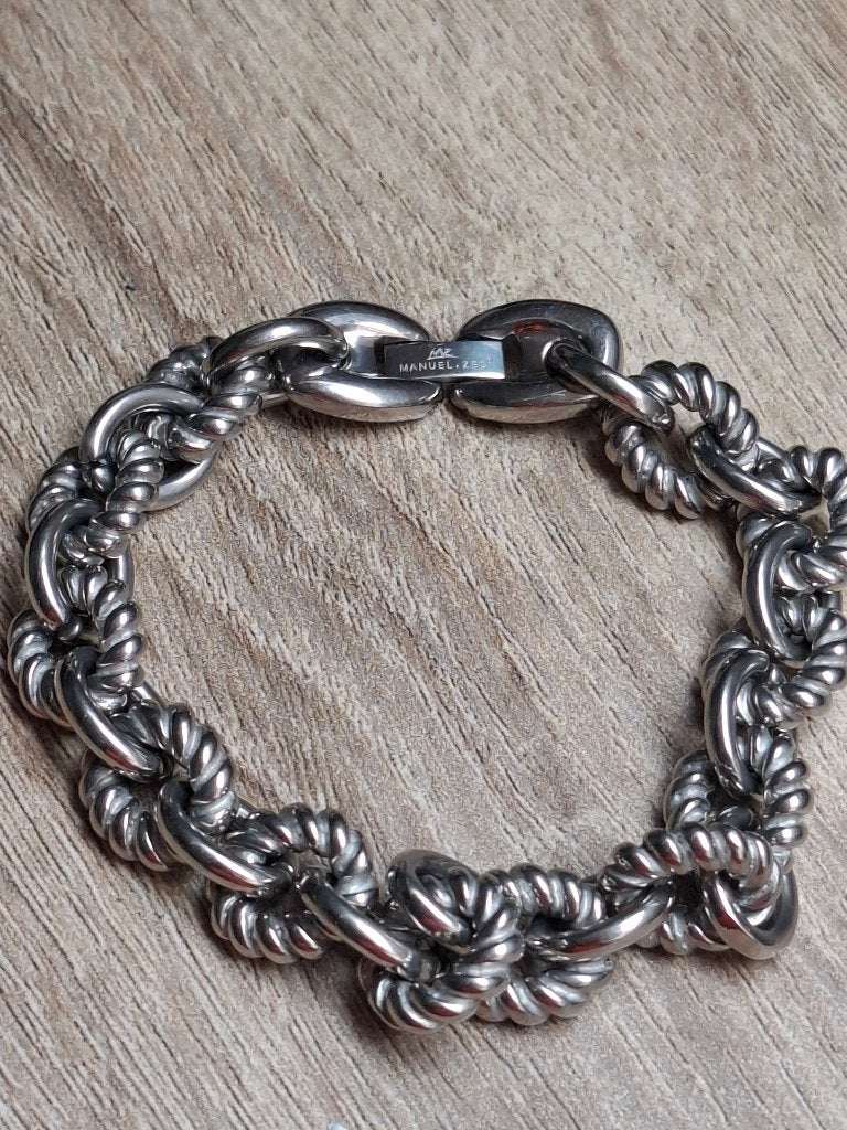 Mooie aparte armband MANUEL ZED, Ophalen of Verzenden, Zo goed als nieuw, Overige kleuren, Overige materialen