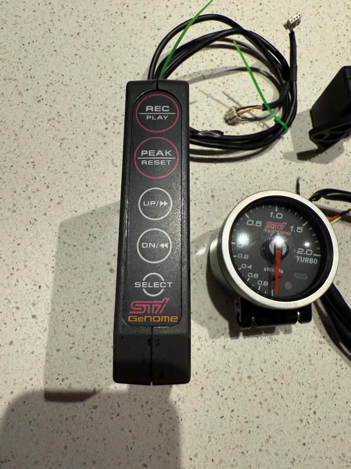 Subaru impreza sti genome turbodruk meter, Ophalen, Gebruikt, Subaru