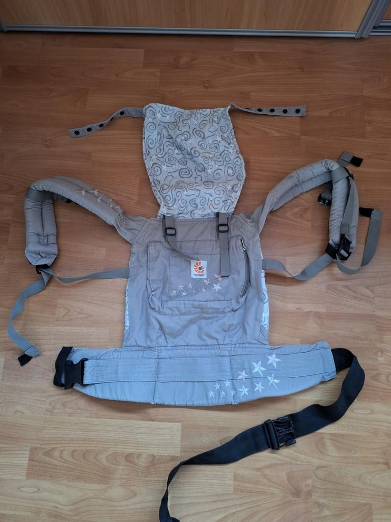 Ergobaby draagzak met zitverkleiner, Gebruikt, Buik, Draagzak, Ophalen
