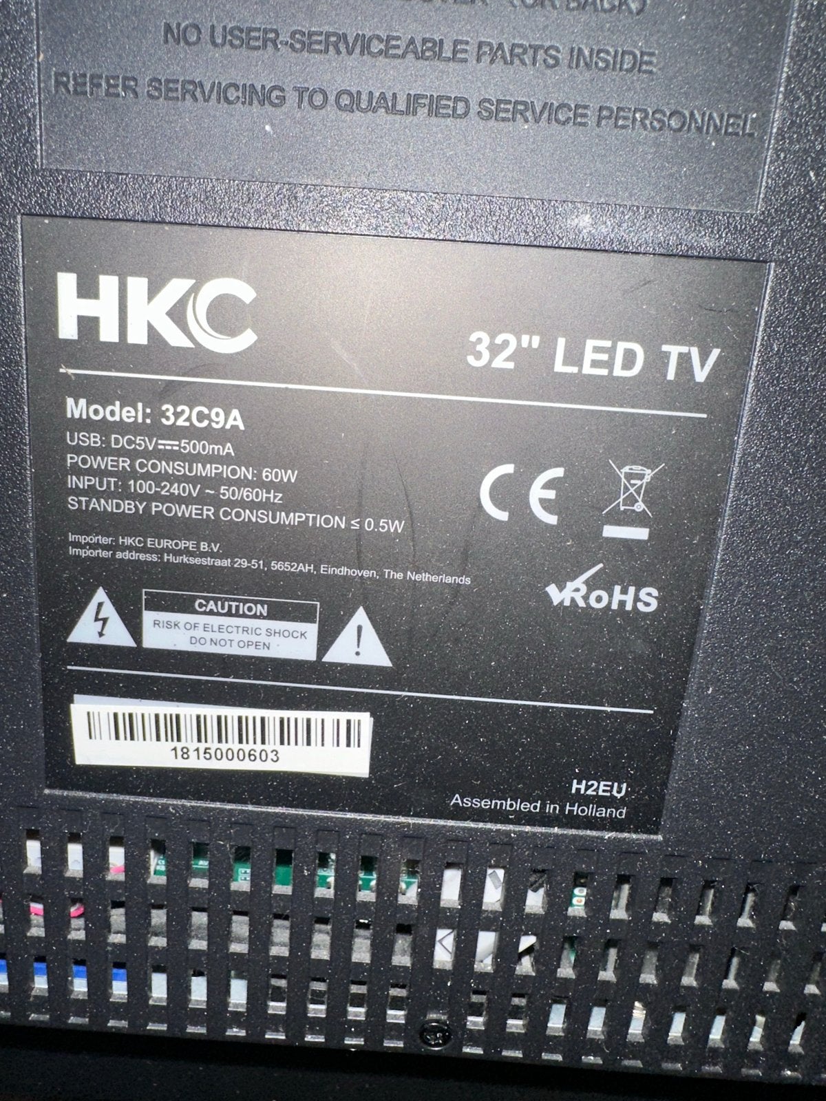 HKC 32" LED TV - Zo goed als nieuw, LED, Zo goed als nieuw, 60 tot 80 cm, Ophalen