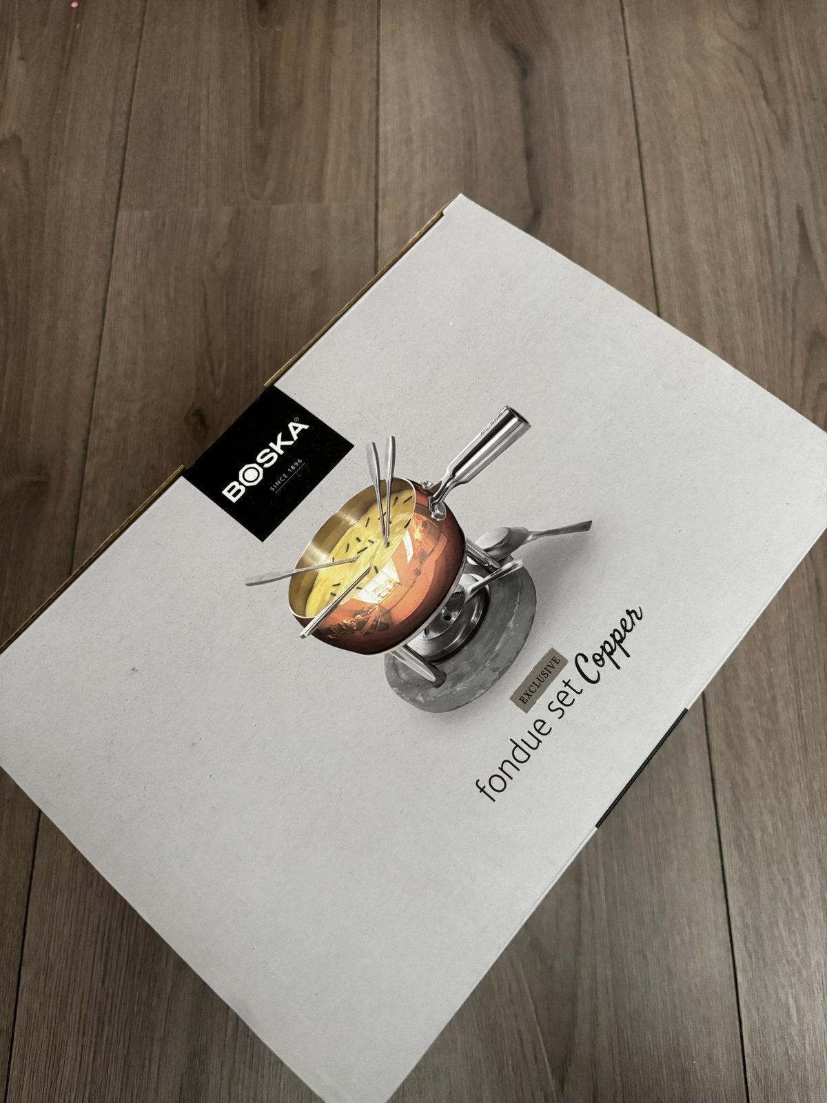 Boska Exclusive Koperen Fondueset - Nieuw in Doos, Ophalen of Verzenden, Nieuw, Brander, Fondueset