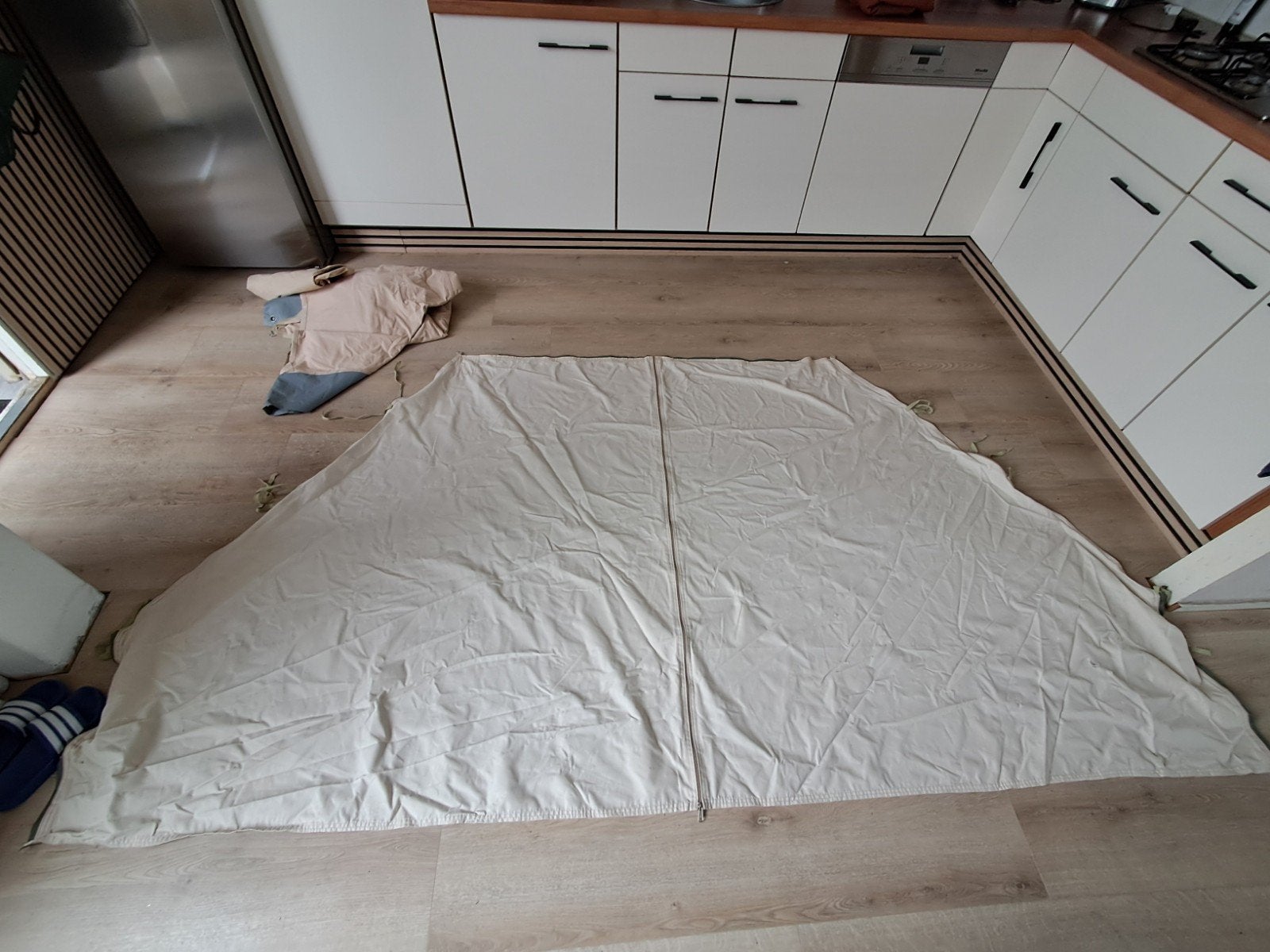 Gordijnenset De Waard Papegaaiduiker, Ophalen of Verzenden, Gebruikt