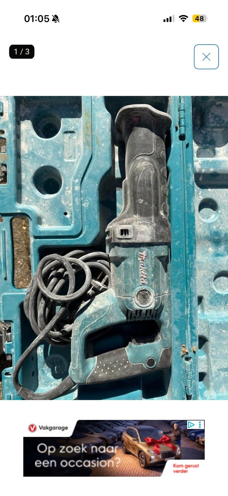 Makita frees , hakhamer , cipro & nog veel meer, Verzenden