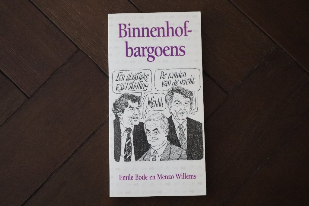 Binnenhof-Bargoens (Emile Bode & Menzo Willems), Boeken, Ophalen of Verzenden, Zo goed als nieuw, Politiek en Staatkunde, Nederland
