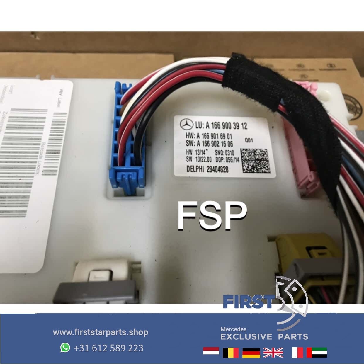 A1669003912 ACHTERSTE SAM MODULE W166 W292 X166 GLE GL 2015-, Auto-onderdelen, Gebruikt, -, Ophalen of Verzenden, -