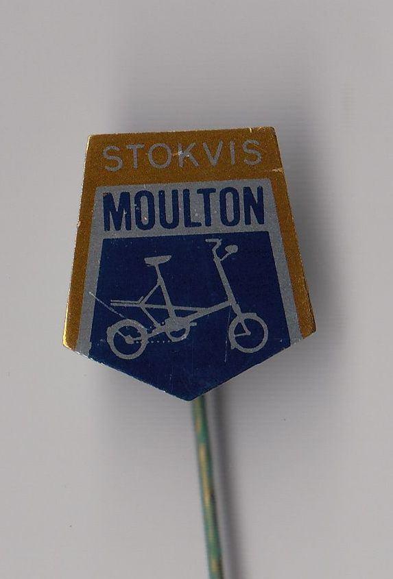 Stokvis Moulton Fiets speldje, Verzamelen, Speldjes, Pins en Buttons, Gebruikt, Speldje of Pin, Overige onderwerpen, Ophalen of Verzenden
