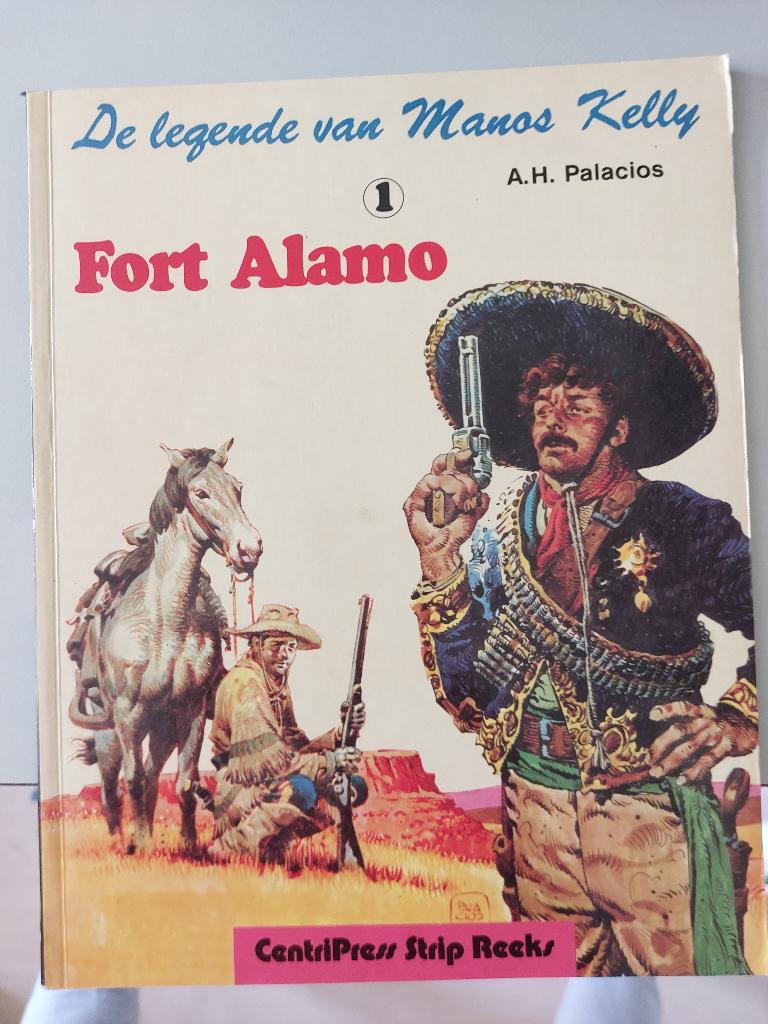 De legende van Manos Kelly, Fort Alamo, Boeken, Stripboeken, Eén stripboek, Ophalen of Verzenden, Zo goed als nieuw