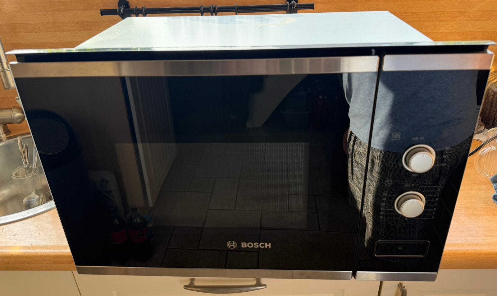 Bosch MM925HUB Magnetron (inbouw), Witgoed en Apparatuur, Magnetrons, Ophalen, Zo goed als nieuw, Inbouw