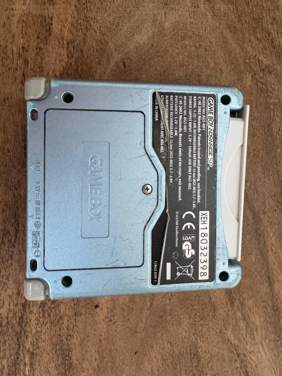 Game Boy Advance SP - Zilverkleurig, Spelcomputers en Games, Ophalen of Verzenden, Gebruikt