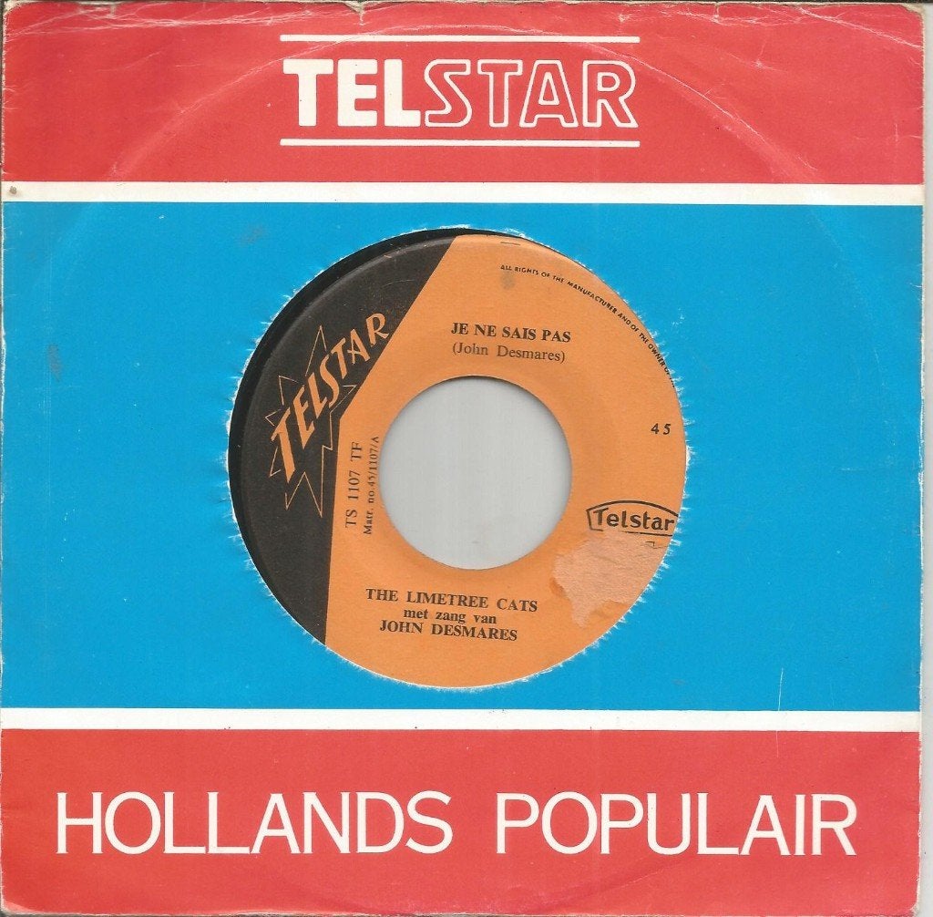 John Desmares met The Limetree Cats – Je Ne Sais Pas (1965), Gebruikt, 7 inch, Ophalen of Verzenden, Levenslied of Smartlap