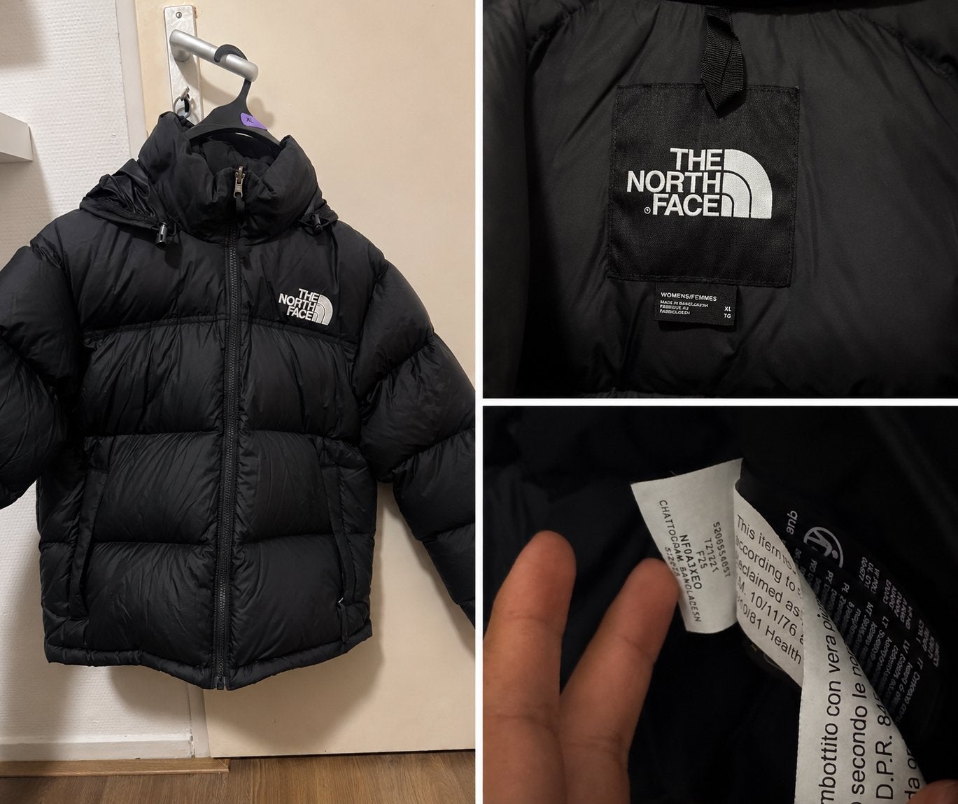 The North Face Nuptse Puffer Jas Zwart M – Zo goed als nieuw, Ophalen, Zo goed als nieuw, Zwart