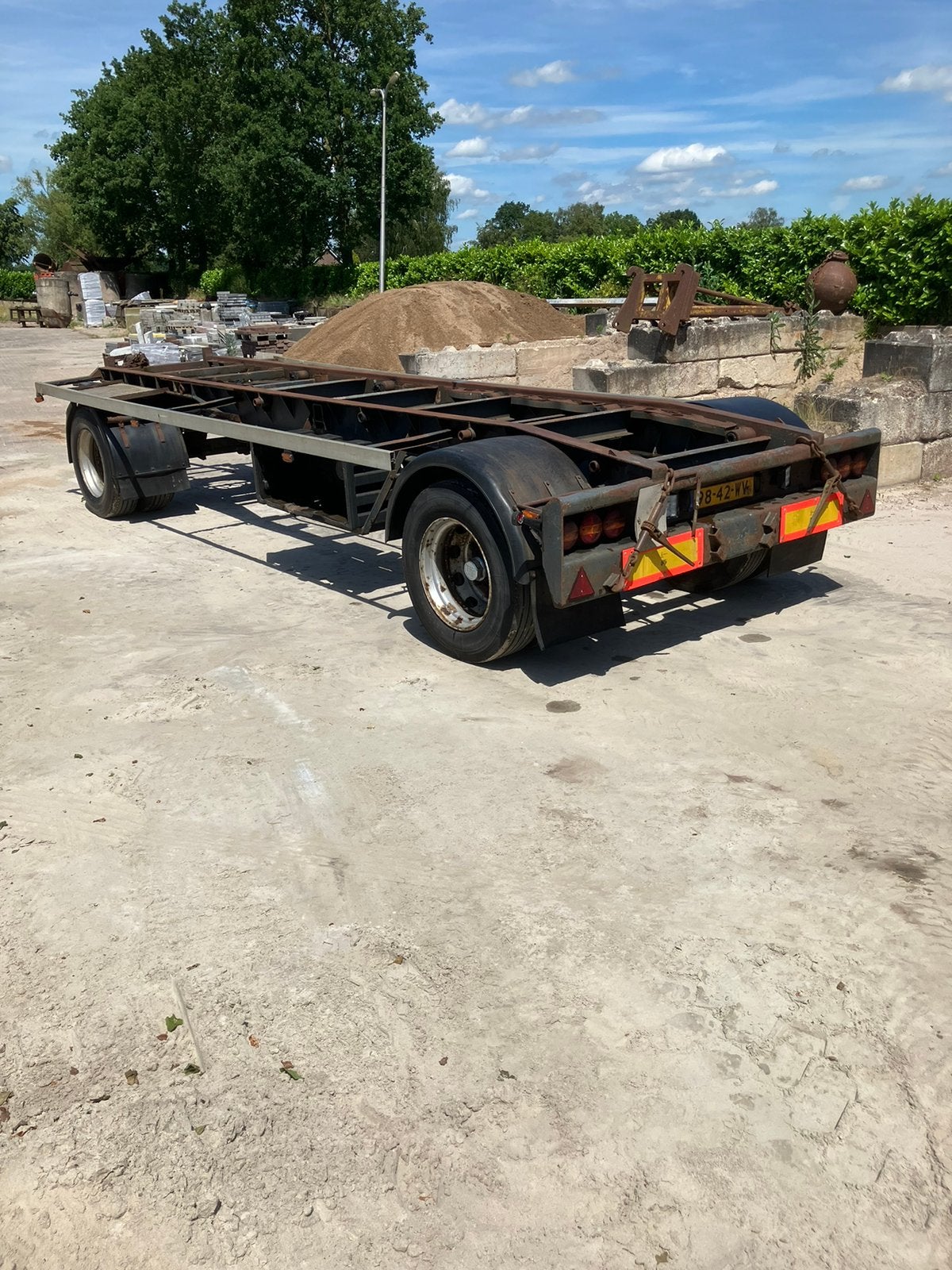 GS Meppel  AC 2000 Container aanhangwagen, Bedrijf, Te koop