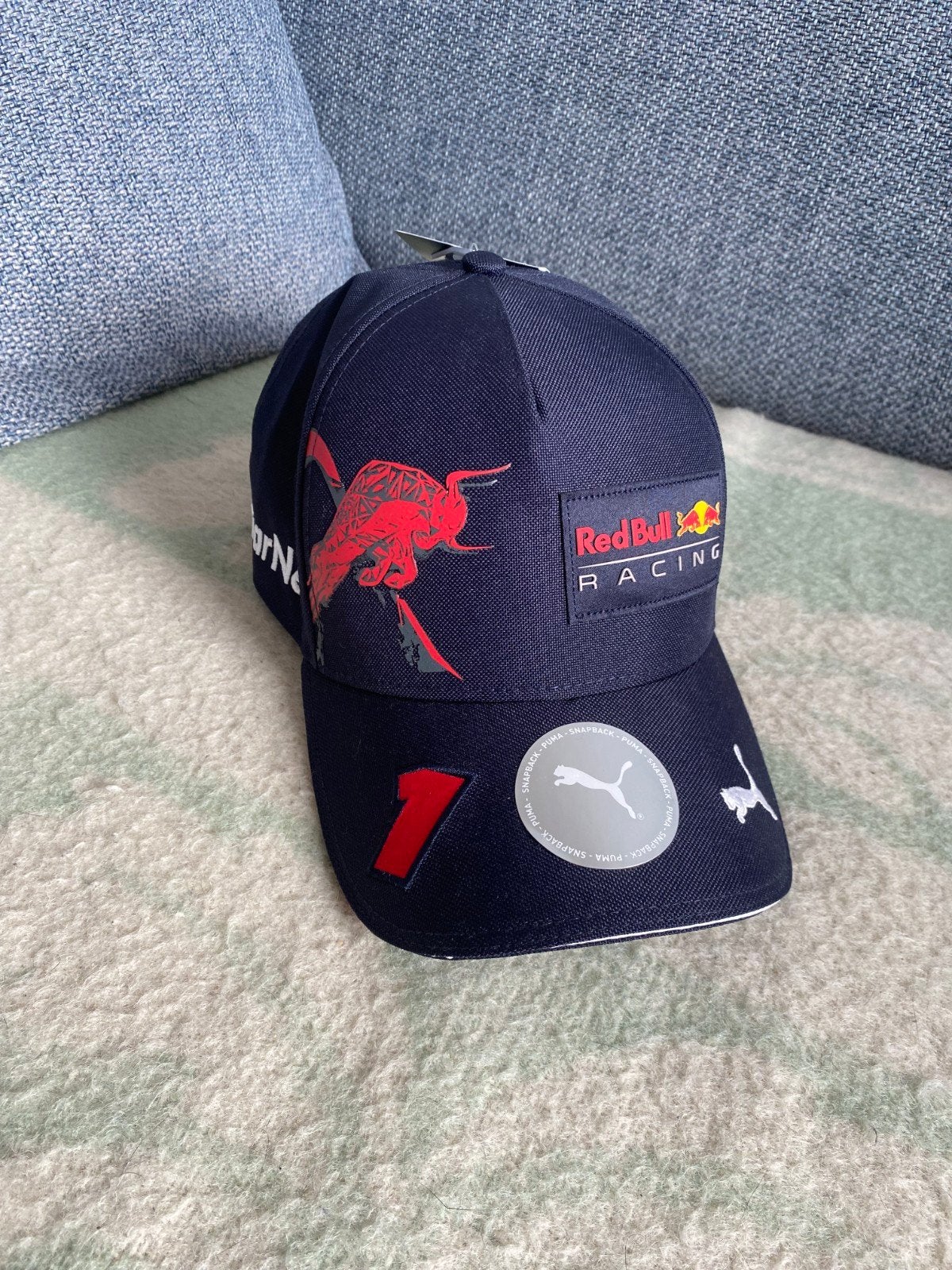 Donkerblauw Max Verstappen Redbull Racing pet, Puma, Nieuw, Pet, One size fits all