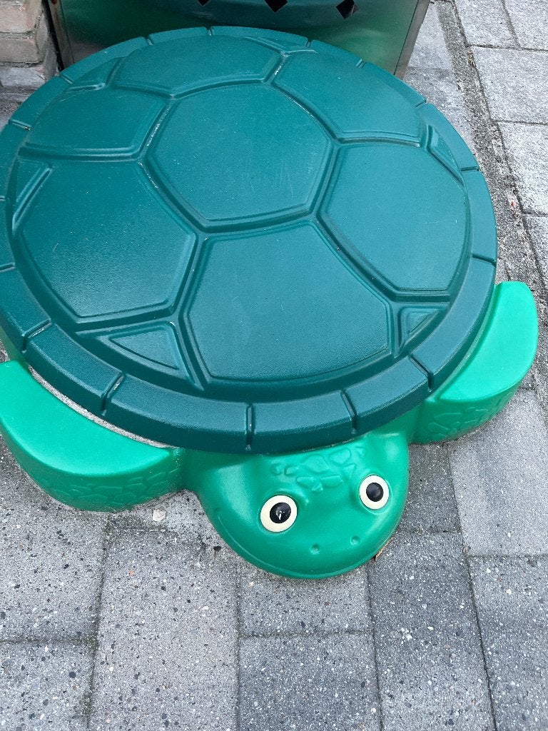 Schildpad zandbak, Kinderen en Baby's, Speelgoed | Buiten | Zandbakken, Ophalen, Zo goed als nieuw
