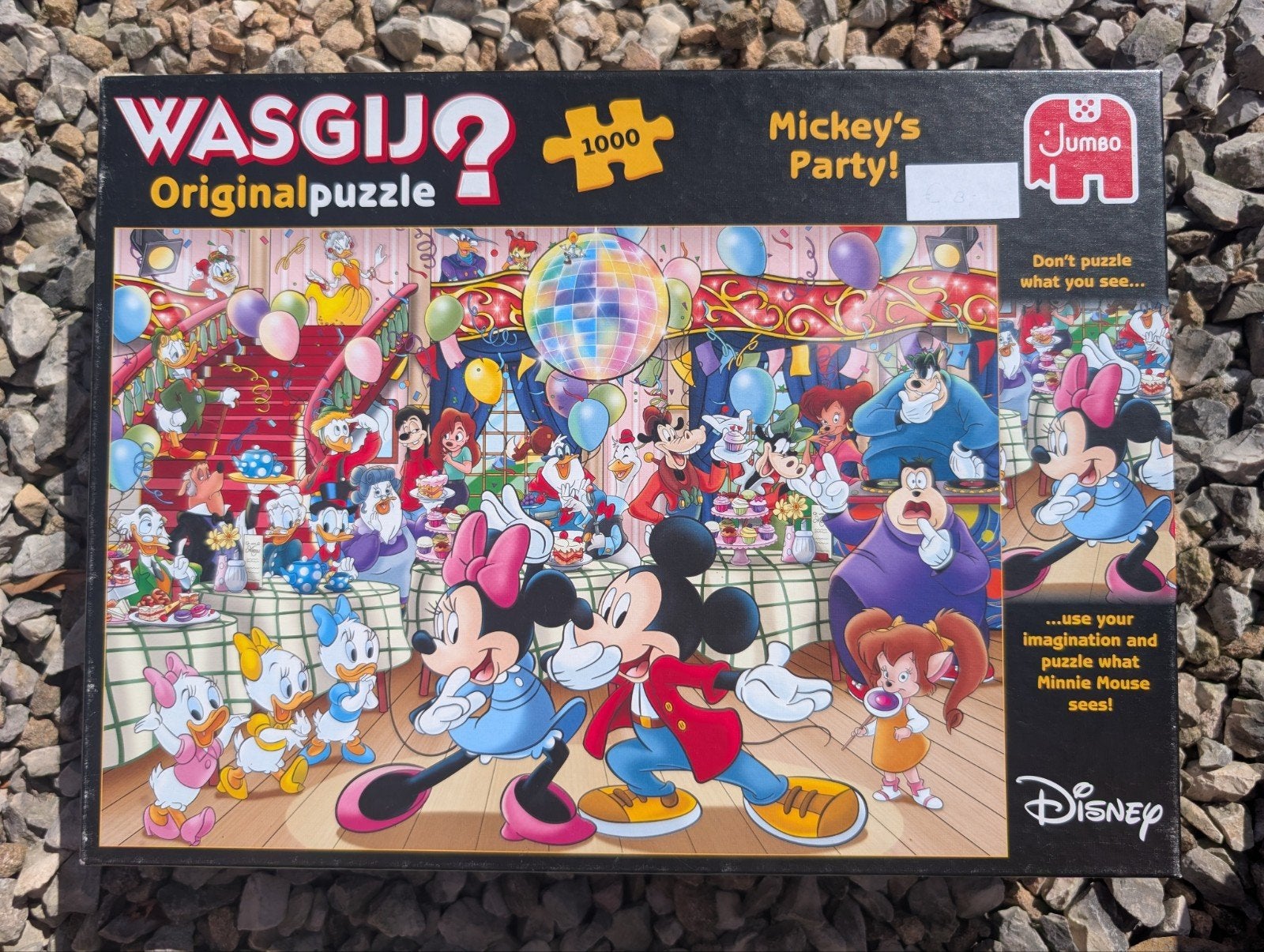 Wasgij Original 1000 stukjes - Mickey's Party! Disney, Ophalen of Verzenden, Zo goed als nieuw