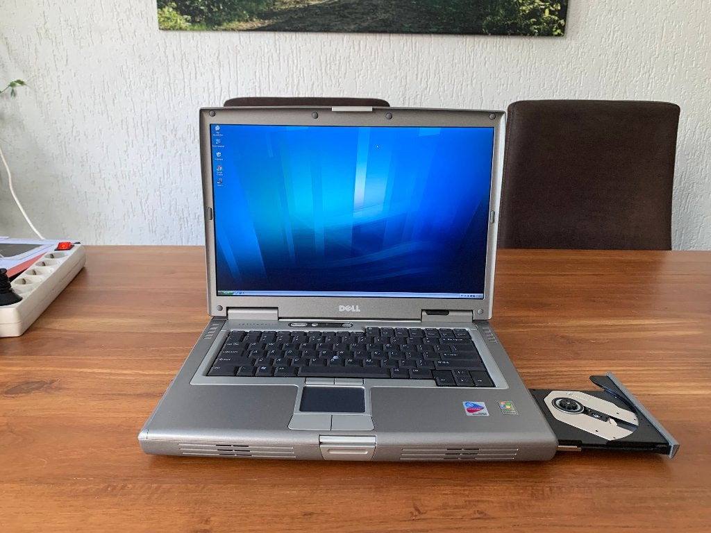 Nette Dell D810 Windows XP laptop, 1.86Ghz, 80GB, accu top, Computers en Software, Windows Laptops, Minder dan 4 GB, Minder dan 2 Ghz