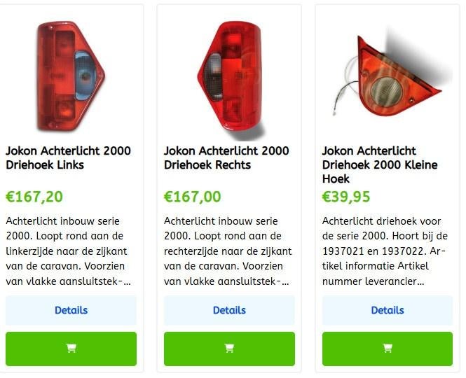 Knaus Achterlicht voor Campers en Caravan hier te koop, Ophalen of Verzenden, Nieuw